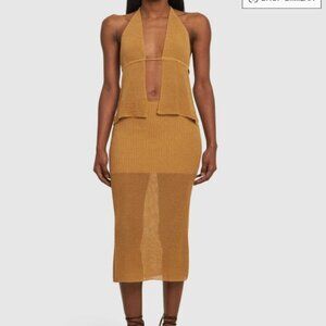 NWT Weworewhat | Knit Midi Skirt in Desert | Sz Small